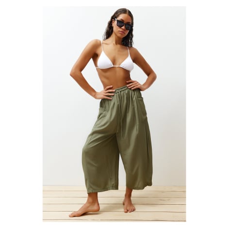 Trendyol Khaki Woven Beach Trousers