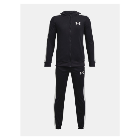 Souprava Under Armour UA Knit Hooded Track Suit-BLK