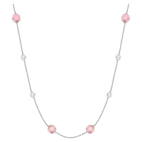 Morellato Stříbrný náhrdelník s perlami Gemma Perla SATC01