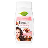 Bione Cosmetics Keratin + Kofein regenerační šampon 260 ml