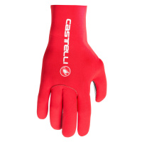 CASTELLI Cyklistické rukavice dlouhoprsté - DILUVIO C - červená