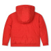 Dětská oboustranná bunda Karl Lagerfeld červená barva