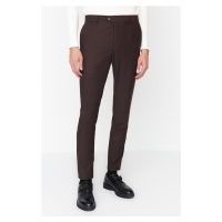 Trendyol Brown Men's Slim Fit Iron-On Trousers