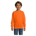 SOĽS New Supreme Kids Dětská mikina SL13249 Orange