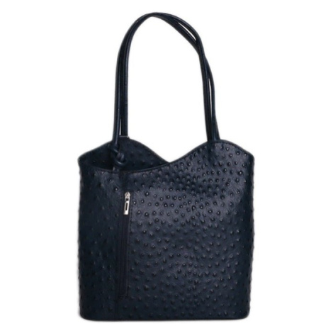 Dámske kožené kabelky Alexandra modré