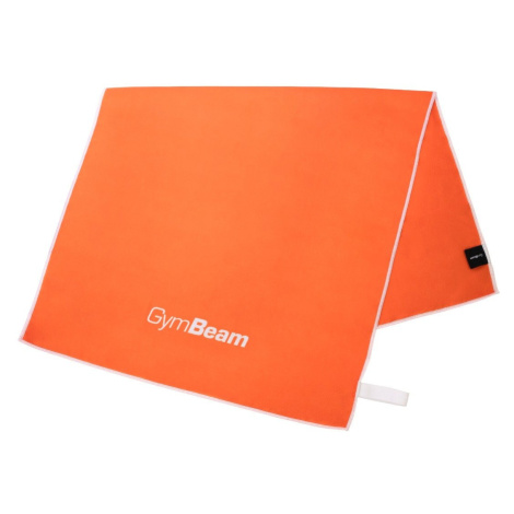 GymBeam Sportovní rychleschnoucí ručník Orange/White