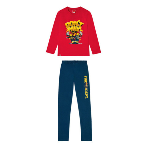 LEGO City Chlapecké pyžamo (červená/modrá)