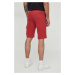 Kraťasy Calvin Klein Jeans pánské, červená barva, J30J325132