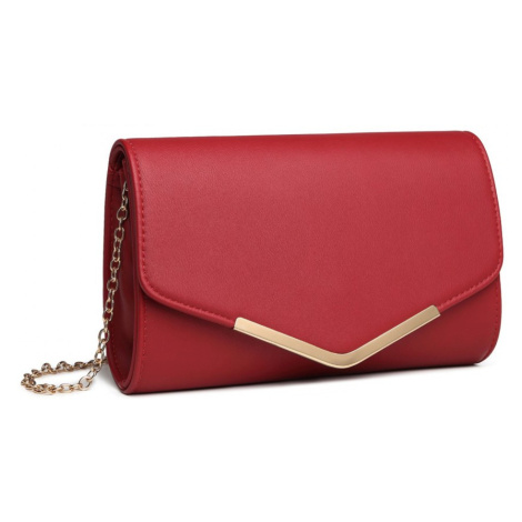 Konofactory Červená zdobená společenská kabelka „Essence“