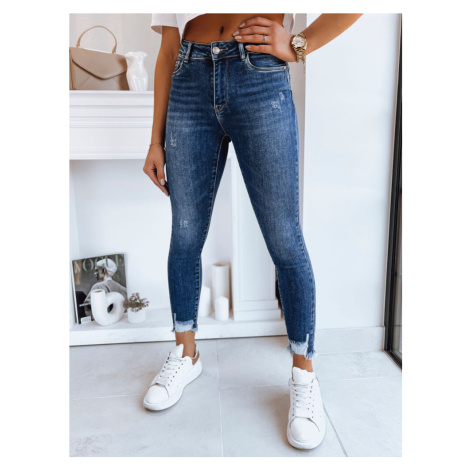 TMAVĚ MODRÉ SKINNY DŽÍNY DURIN Denim vzor BASIC