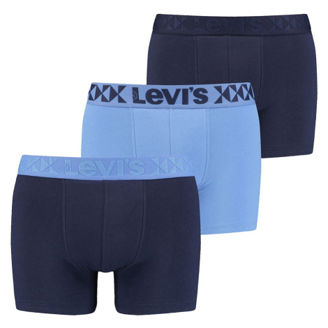 3PACK pánské boxerky Levis modré Levi´s