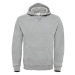 B&amp;C Unisex mikina přes hlavu WUI21 Heather Grey