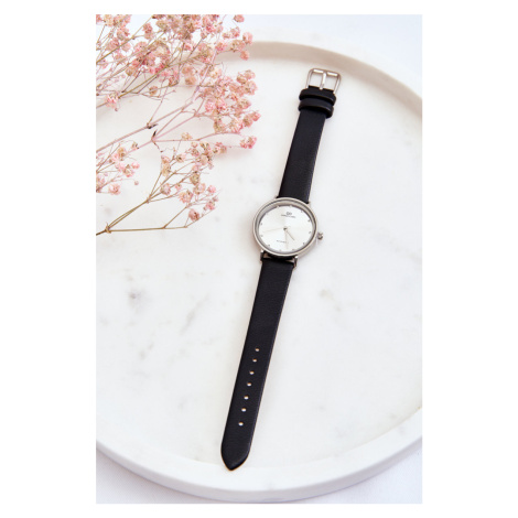 Dámské vodotěsné analogové hodinky Giorgio&Dario Černá a stříbrná Kesi