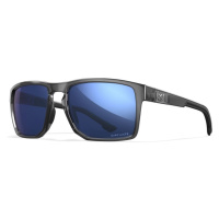 Wiley x brýle founder captivate polarized blue mirror - gloss crystal grey