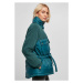 Ladies Sherpa Mix Puffer Jacket - jasper