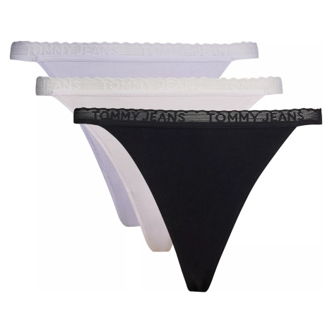 Tommy Hilfiger 3 PACK - dámská tanga UW0UW05017-0V9