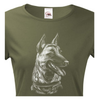 Dámské tričko pro majitele Belgického ovčáka - pro milovníky psů