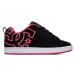 Dc shoes dámské boty Court Graffik Black / Pink Stencil | Černá