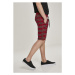 Urban Classics Checker Shorts red/blk