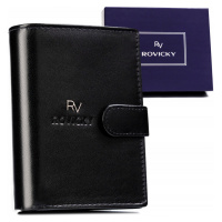 Prodloužená pánská peněženka z přírodní kůže s RFID systémem