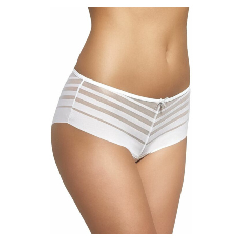 Dámské kalhotky s nohavičkou 199 bílé Gabidar