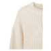 Ladies Wide Oversize Sweater - whitesand