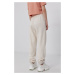 Kalhoty adidas Originals H14175 dámské, béžová barva, hladké, H14175-WONWHI