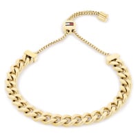 Tommy Hilfiger Slušivý pozlacený náramek Sliding Chains 2780776