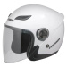Moto helma Cassida Reflex Solid Barva bílá