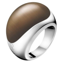 Calvin Klein Ocelový prsten s kamenem Ellipse KJ3QCR0201