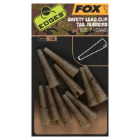 Fox převleky edges camo safety lead clip tail rubbers 10 ks velikost 7