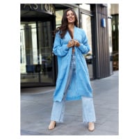 Blue cardigan By la la cxp1126.blue