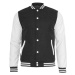 Bunda Urban Classics Oldschool College Jacket - cha/wht