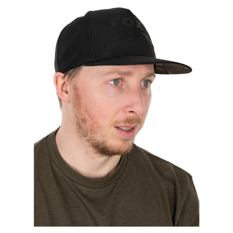 Fox Kšiltovka Black Camo Flat Peak Snapback Hat