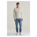 SVETR GANT COTTON TEXTURED C-NECK CREAM