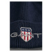 ČEPICE GANT ARCHIVE SHIELD BEANIE modrá