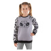 Denokids Leopard Plush Girl's Sweatshirt