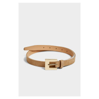 OPASEK GANT SLIM SUEDE BELT bílá