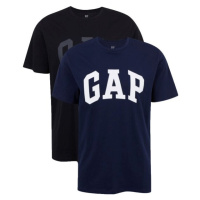 GAP BASIC LOGO PACK Pánské tričko, tmavě modrá, velikost