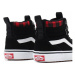 VANS-YT Filmore HI Vansguard (Suede) black/red plaid Černá