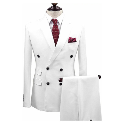 Pánský společenský oblek s dvouřadým sakem SOLO FASHION