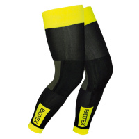 BIOTEX Cyklistické návleky po celé délce nohy - THERMAL - černá/zelená/žlutá