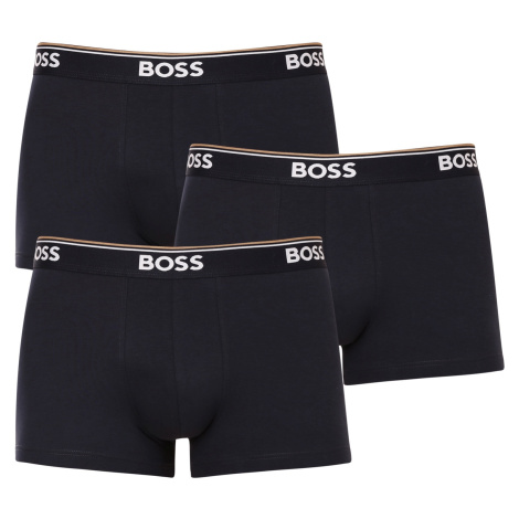 3PACK pánské boxerky BOSS tmavě modré (50475274 480) Hugo Boss