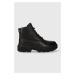 Kožené workery Timberland Greyfield Leather Boot dámské, černá barva, na plochém podpatku, TB0A5