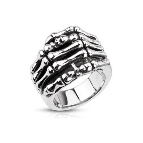 Prsten z oceli - kostra ruky Šperky eshop