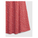 Červené holčičí šaty Teen vzorované šaty cami GAP