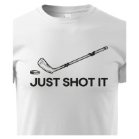Dětské tričko pro hokejisty Just shot it - skvělý dárek pro hokejisty