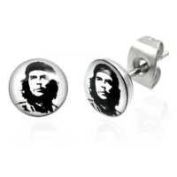 Ocelové náušnice Che Guevara 6.9 mm