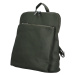Trendový dámský batoh Trumio, tmavě zelená