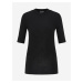 Černé dámské tričko Lee Ribbed